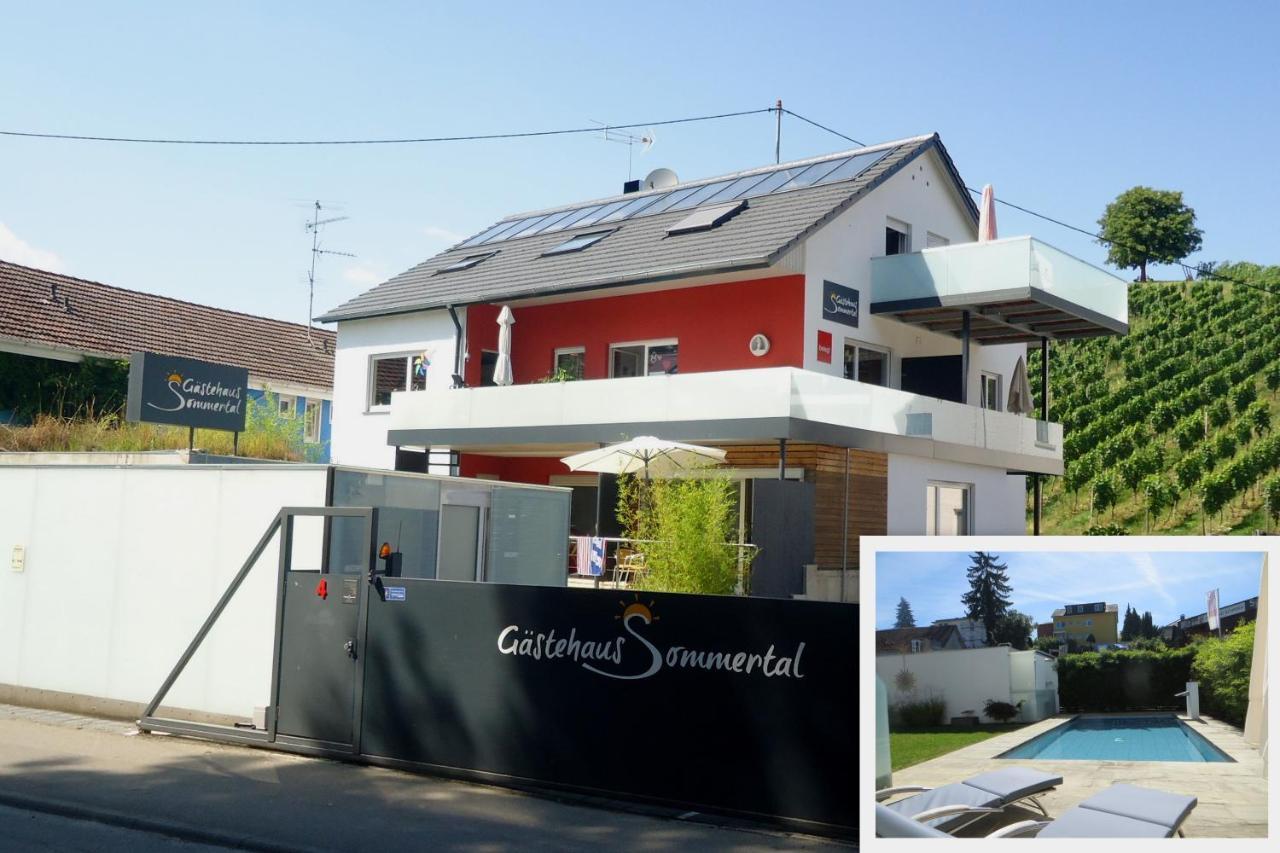 Gaestehaus Sommertal Mit Pool Im Garten, Eigener Parkplatz, 800M Zum Bodensee, 300M Zur Altstadt Meersburg Exteriér fotografie