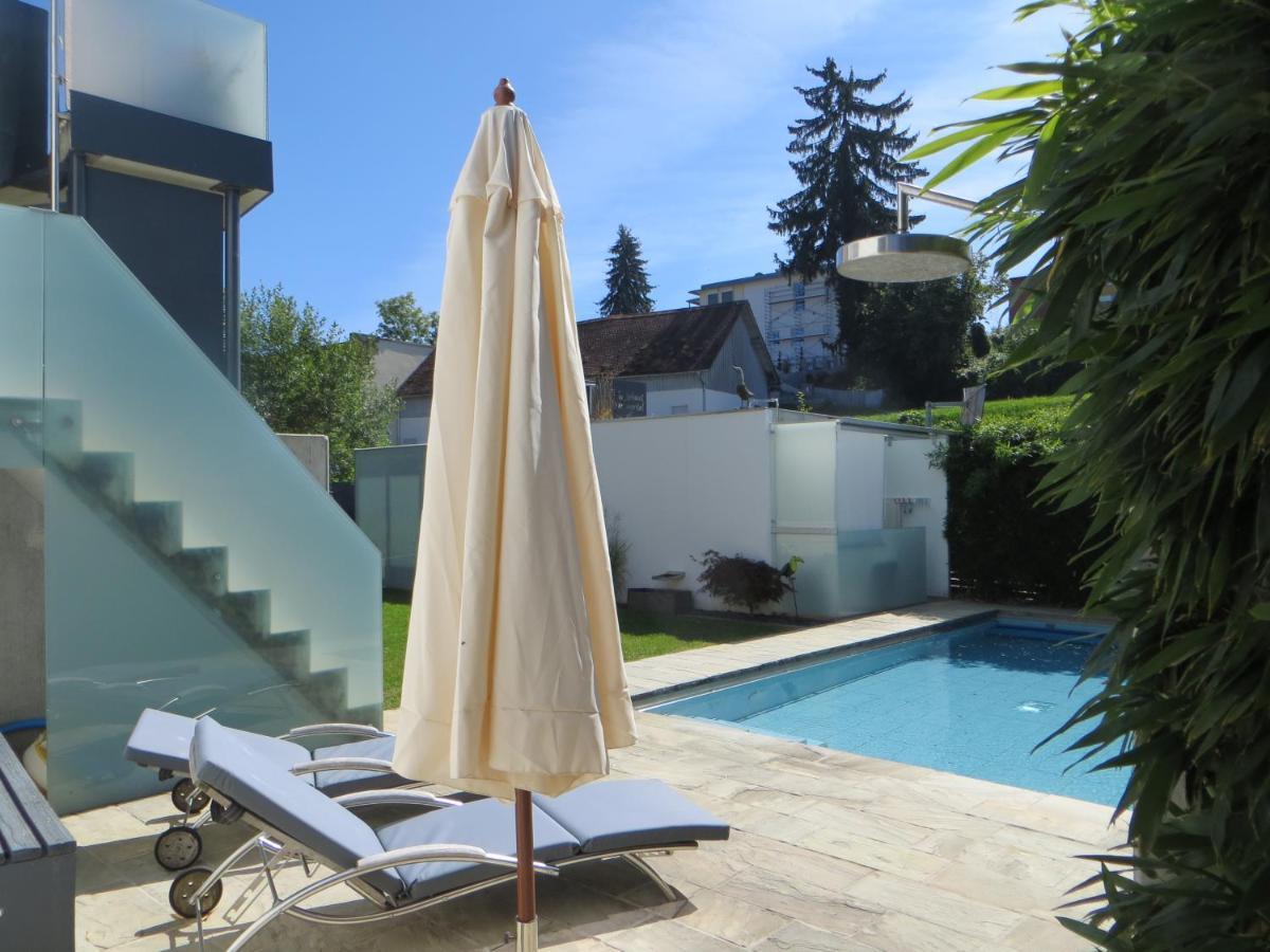 Gaestehaus Sommertal Mit Pool Im Garten, Eigener Parkplatz, 800M Zum Bodensee, 300M Zur Altstadt Meersburg Exteriér fotografie